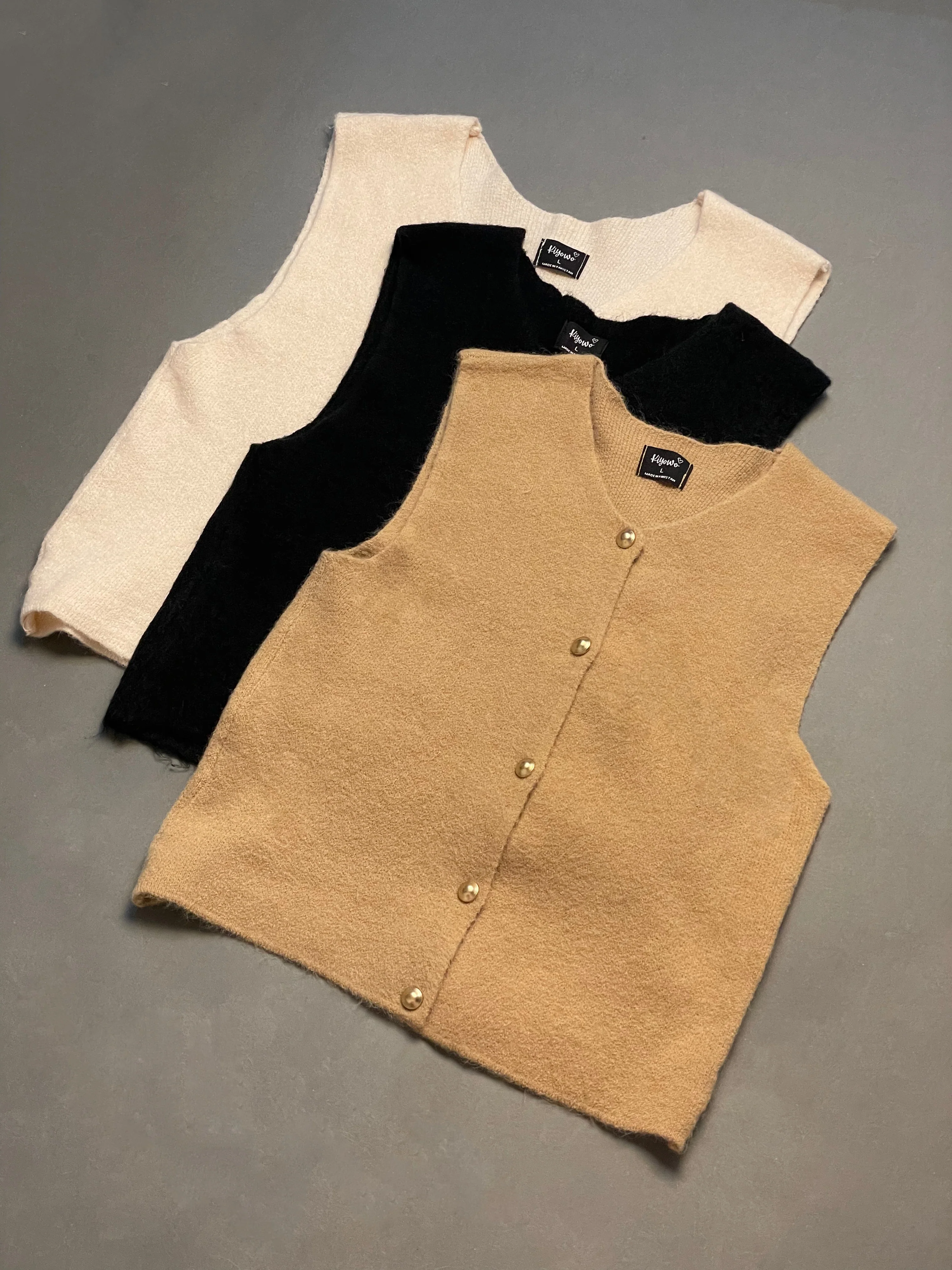 Fuzzy Woollen Sweater Vest - Image 11