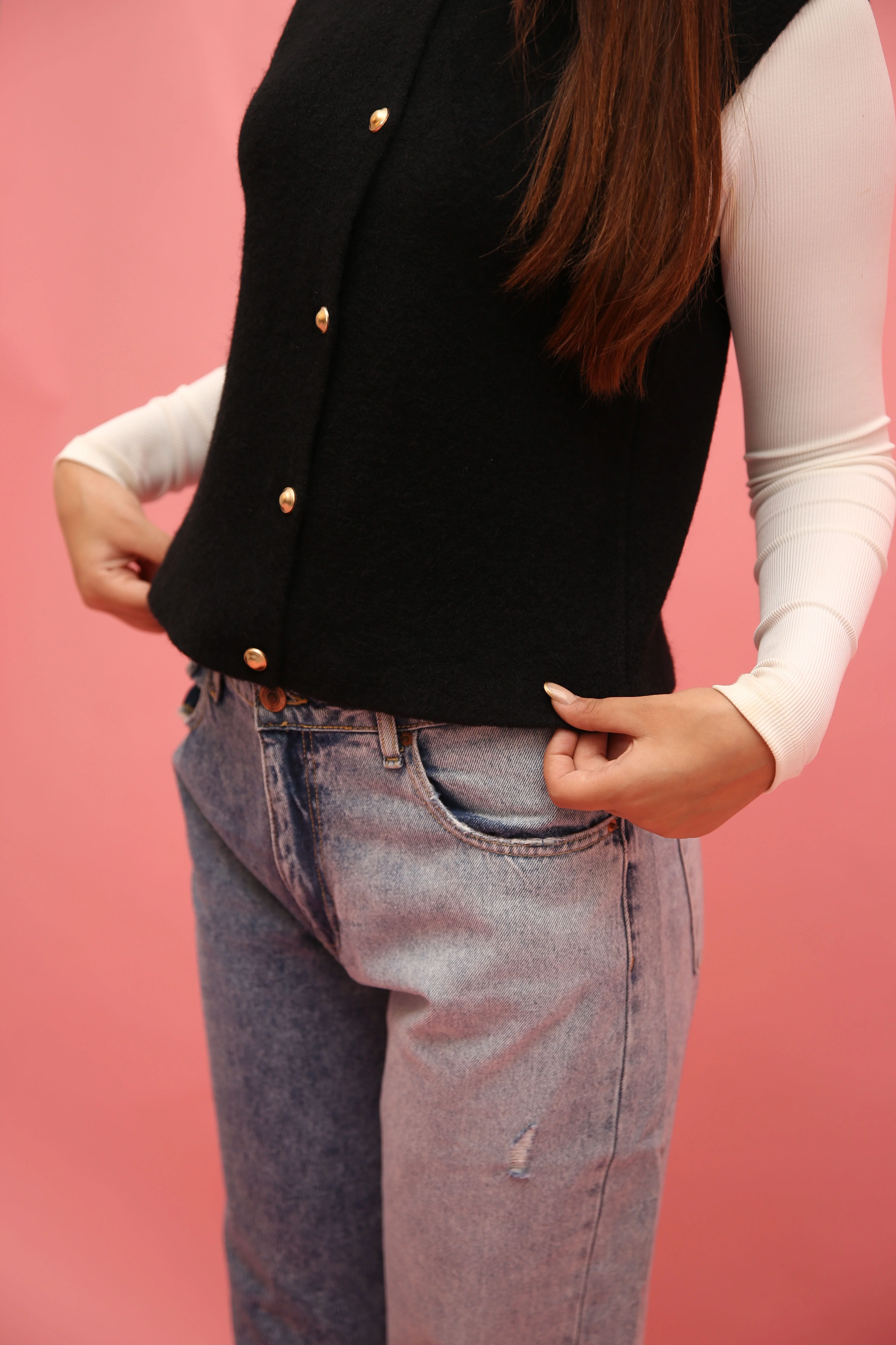 Fuzzy Woollen Sweater Vest - Image 14