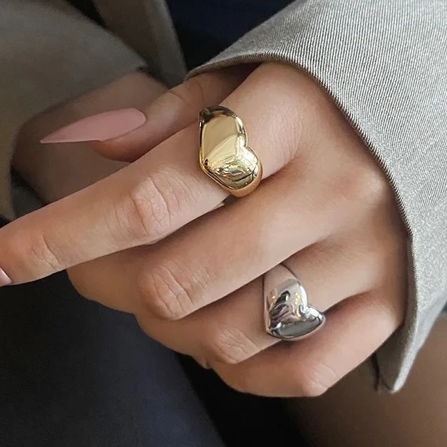 Heart of Gold Adjustable Ring - Image 4