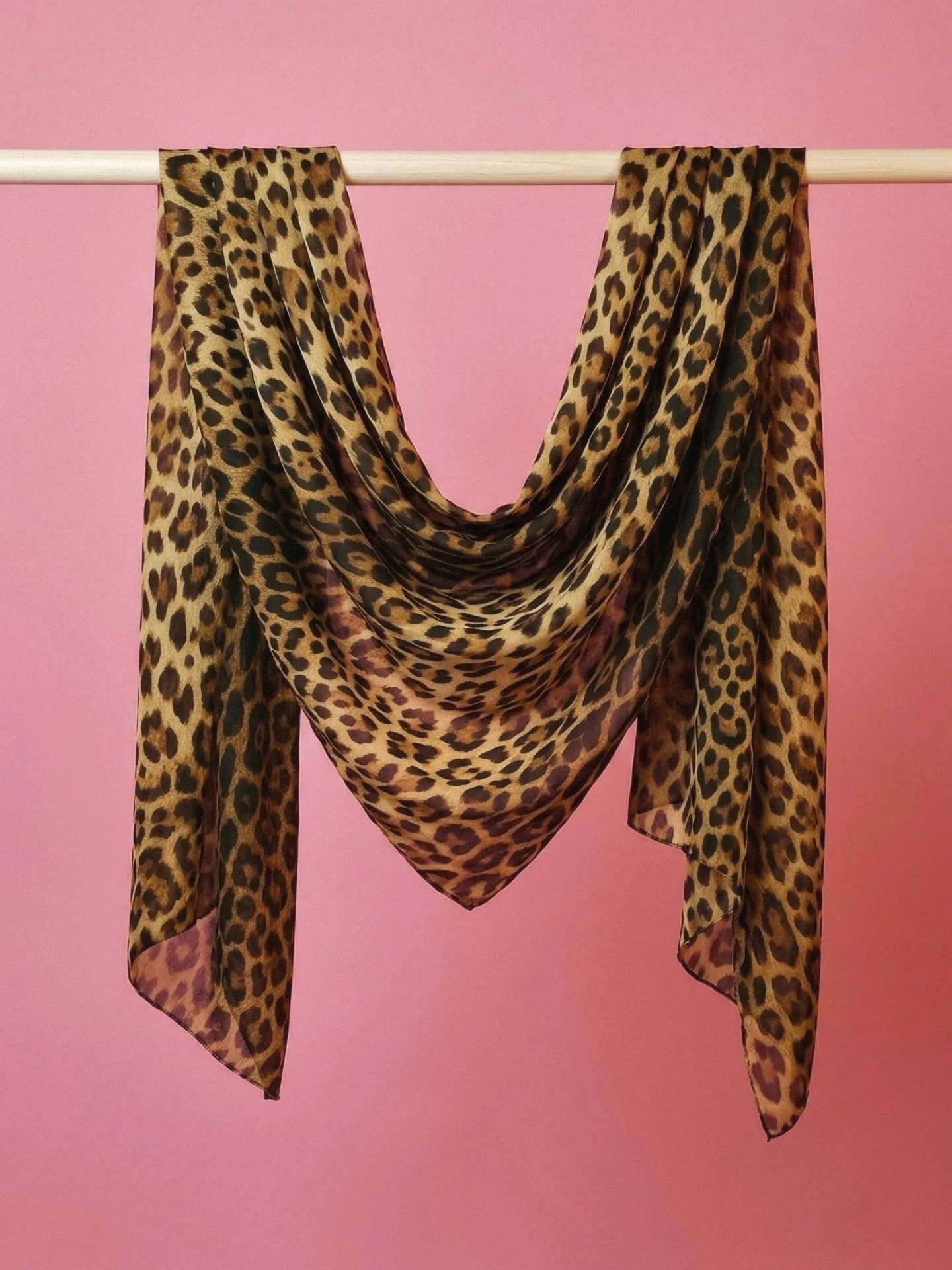 Leopard summer scarf - Image 6