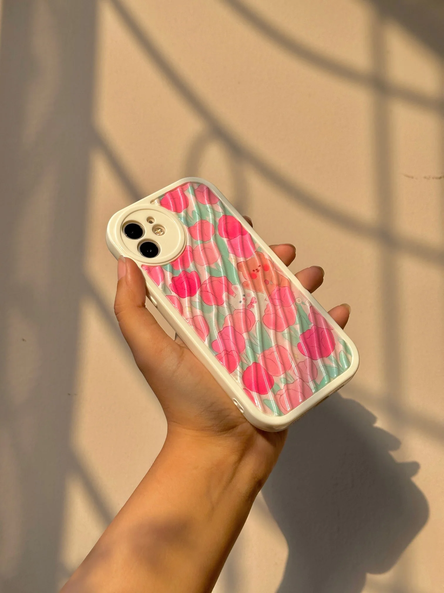 Flower Fields Pastel Phone Case - Image 6