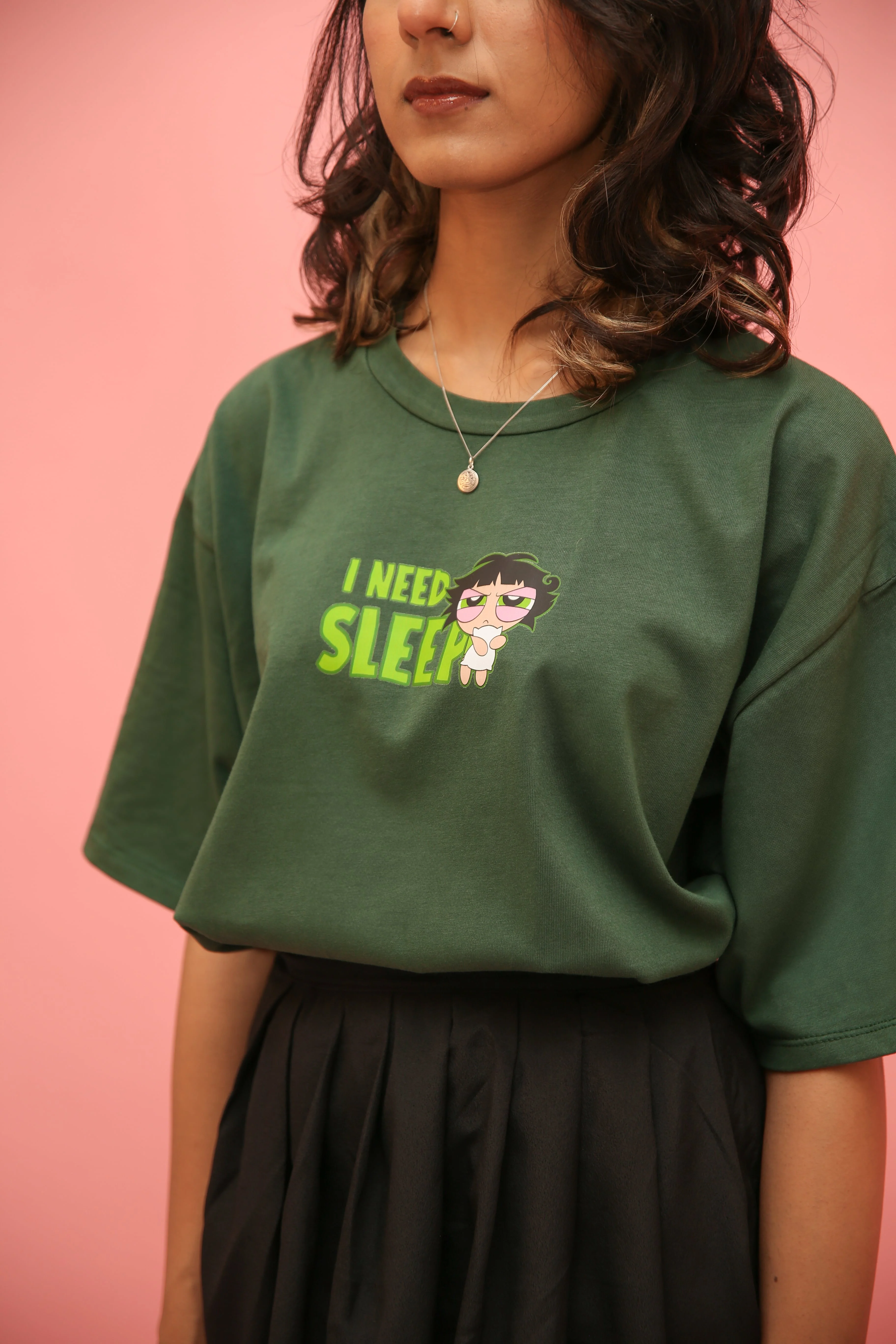 Buttercup “ I NEED SLEEP” Oversized Tee - Image 7