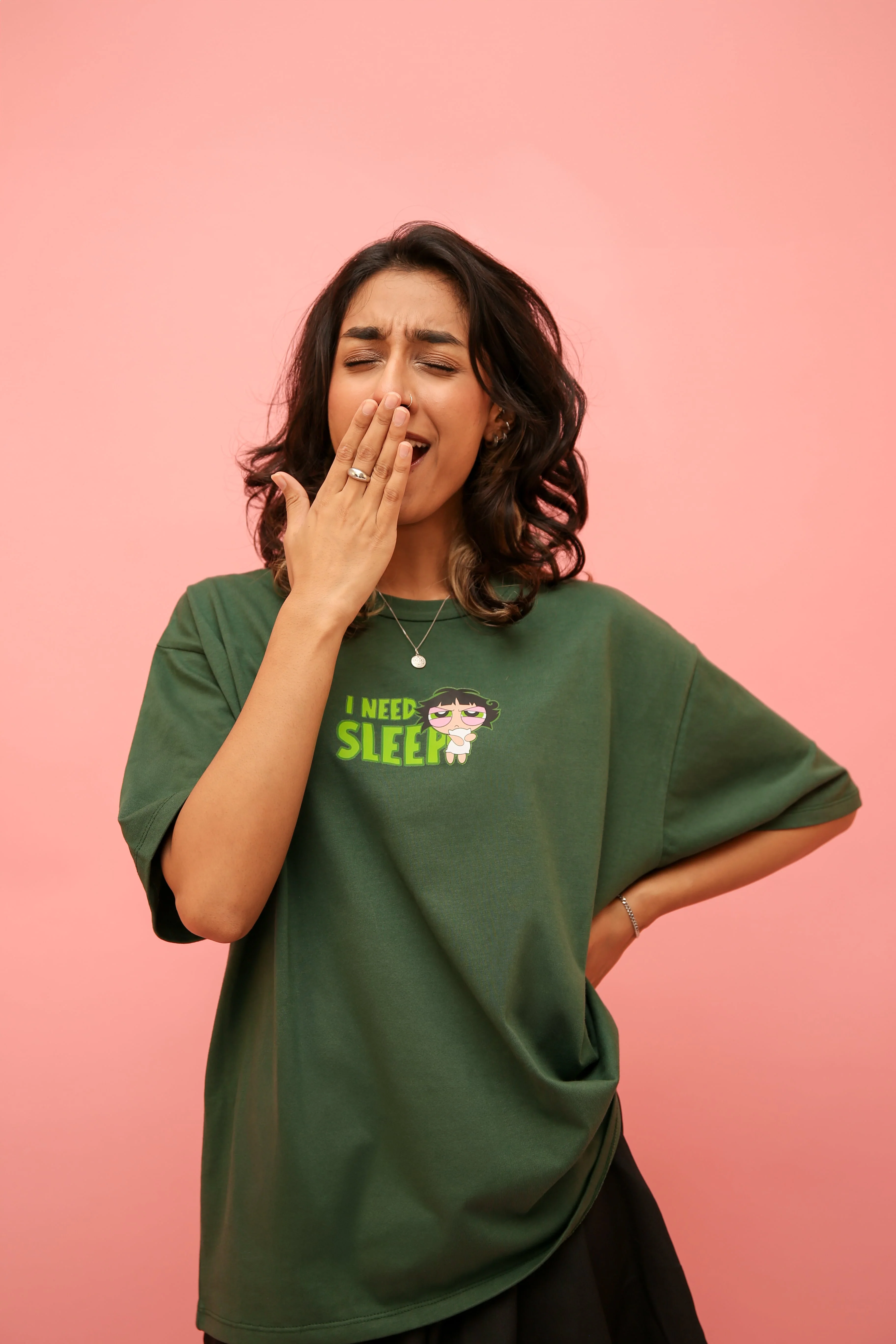 Buttercup “ I NEED SLEEP” Oversized Tee - Image 8