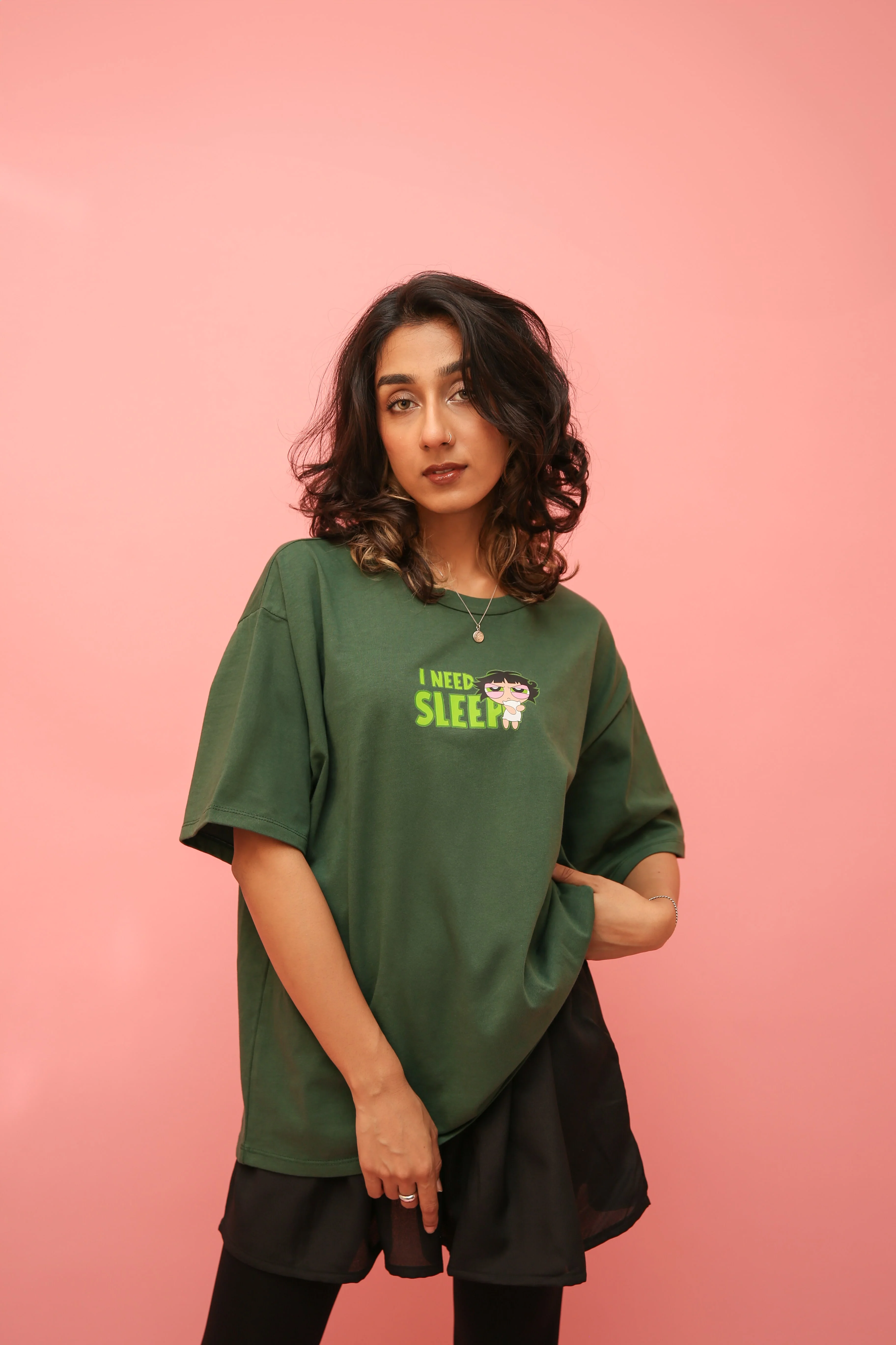 Buttercup “ I NEED SLEEP” Oversized Tee - Image 9