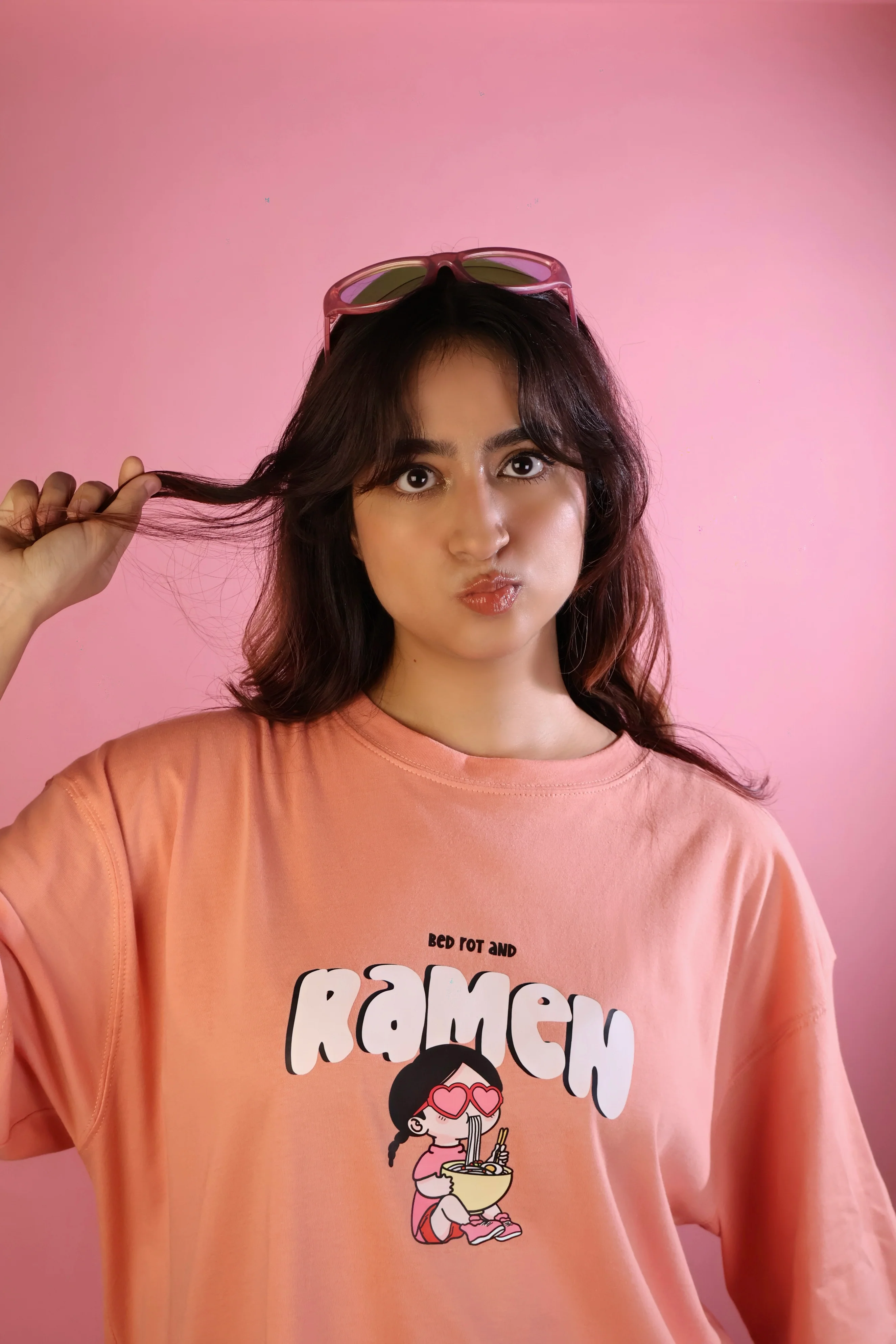 Ramen and Bed-rot Oversized Tee - Image 3