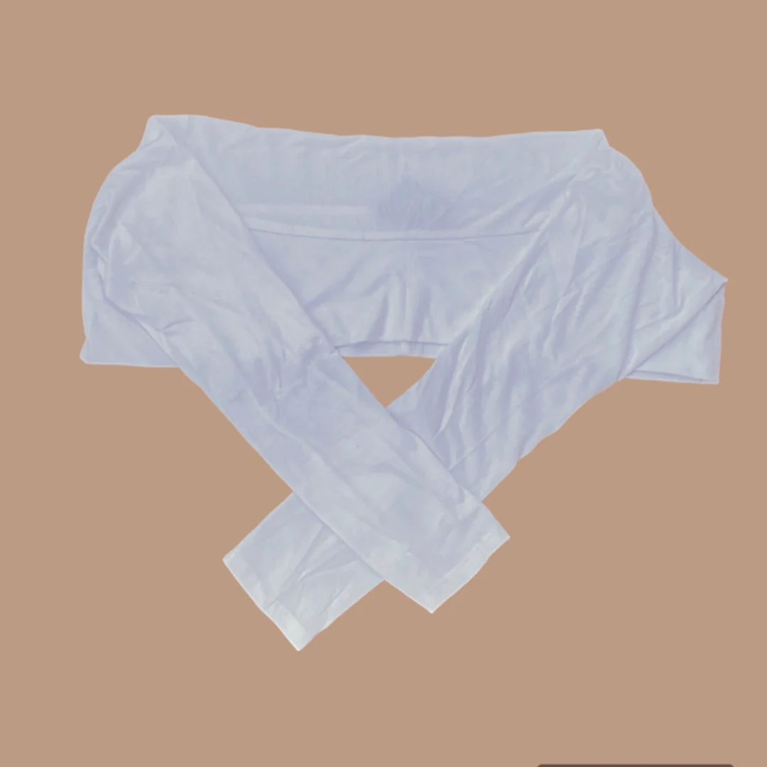 White Sleeves Extension Coverup - Image 4